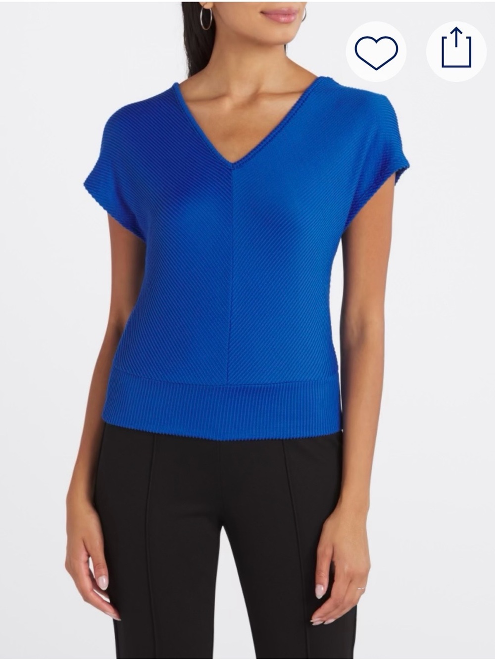 Agoston Lattice Back Detail Knit Top
